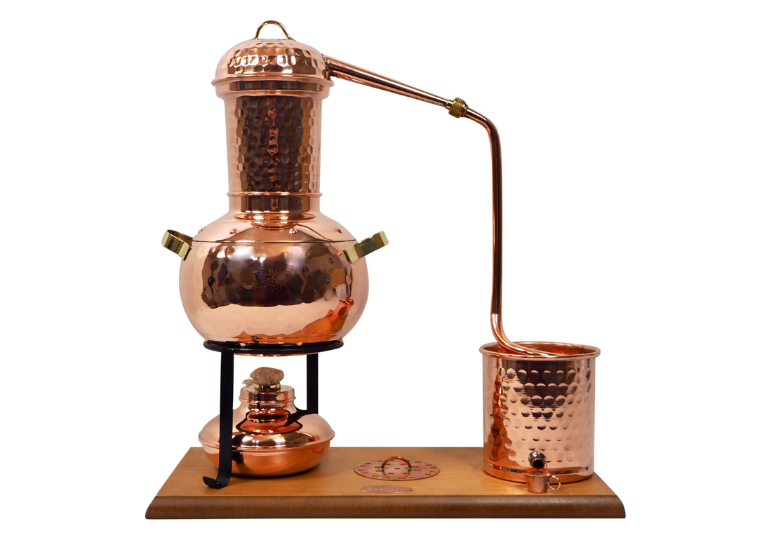 Kupfer Destille Arabia 2 Liter, Komplettset
